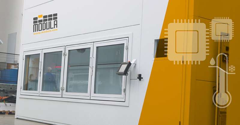 Safe Automatic Storage For Electronic Components With Modula
